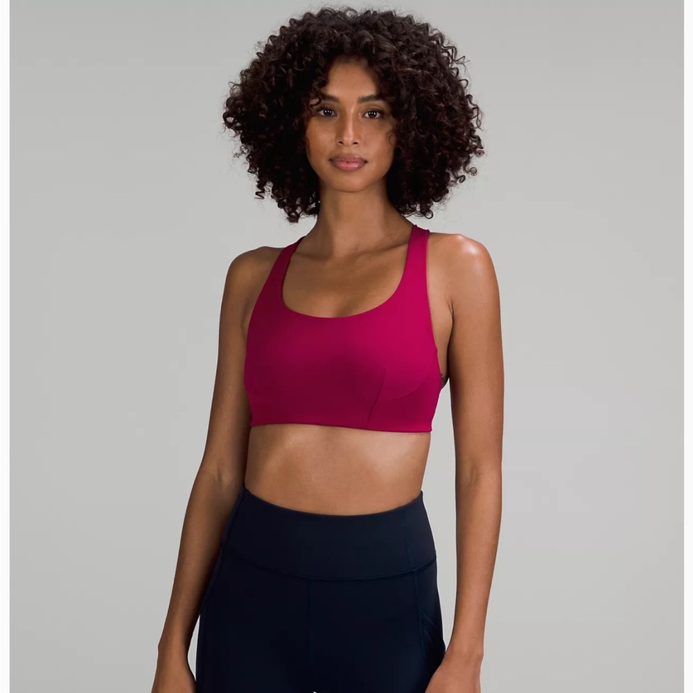 Lululemon Wunder Train Bra - Pomegranate Size 4